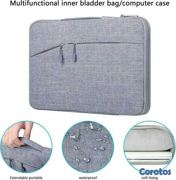 accesorios para electronica - Bolso con correa - Funda con asa - Estuche de transporte para laptop 15.6" 9