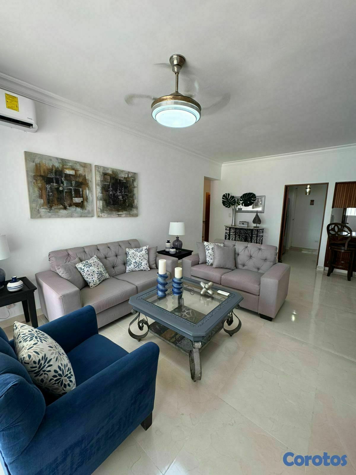 apartamentos - RENTO Apartamento Amueblado En Piantini COD:PD536 6