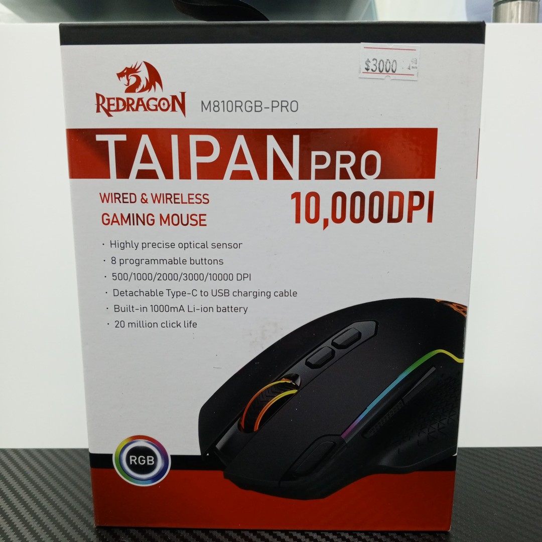 computadoras y laptops - Mouse Redragon M810 Pro Wireless Gaming 0