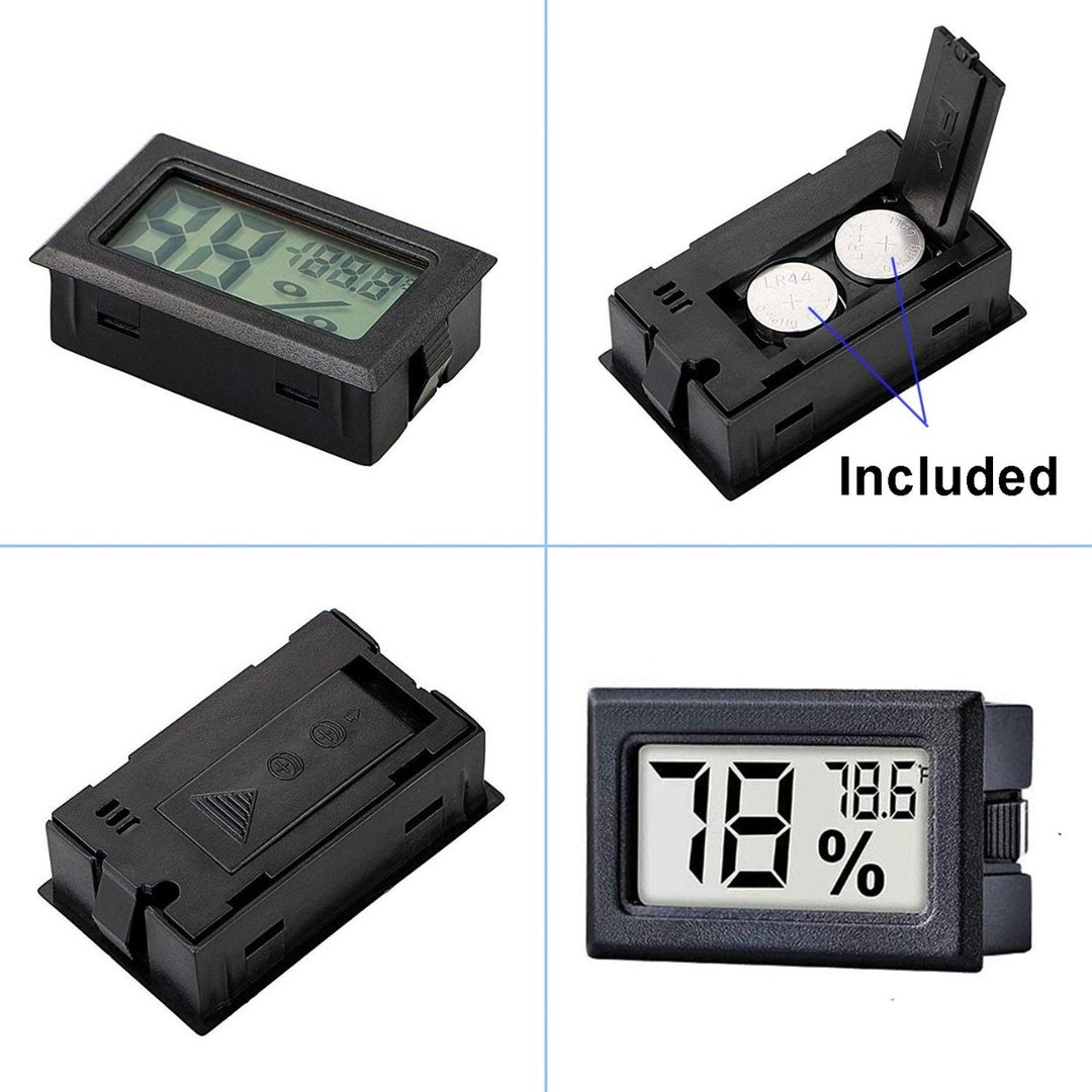 Termometro LCD digital Higrometro Sonda Temperatura Humedad 6