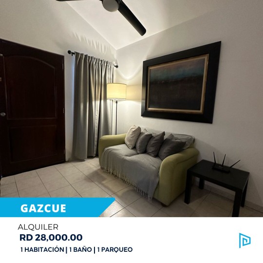 apartamentos - Apartamento en Alquiler en Gazcue 1H,1P