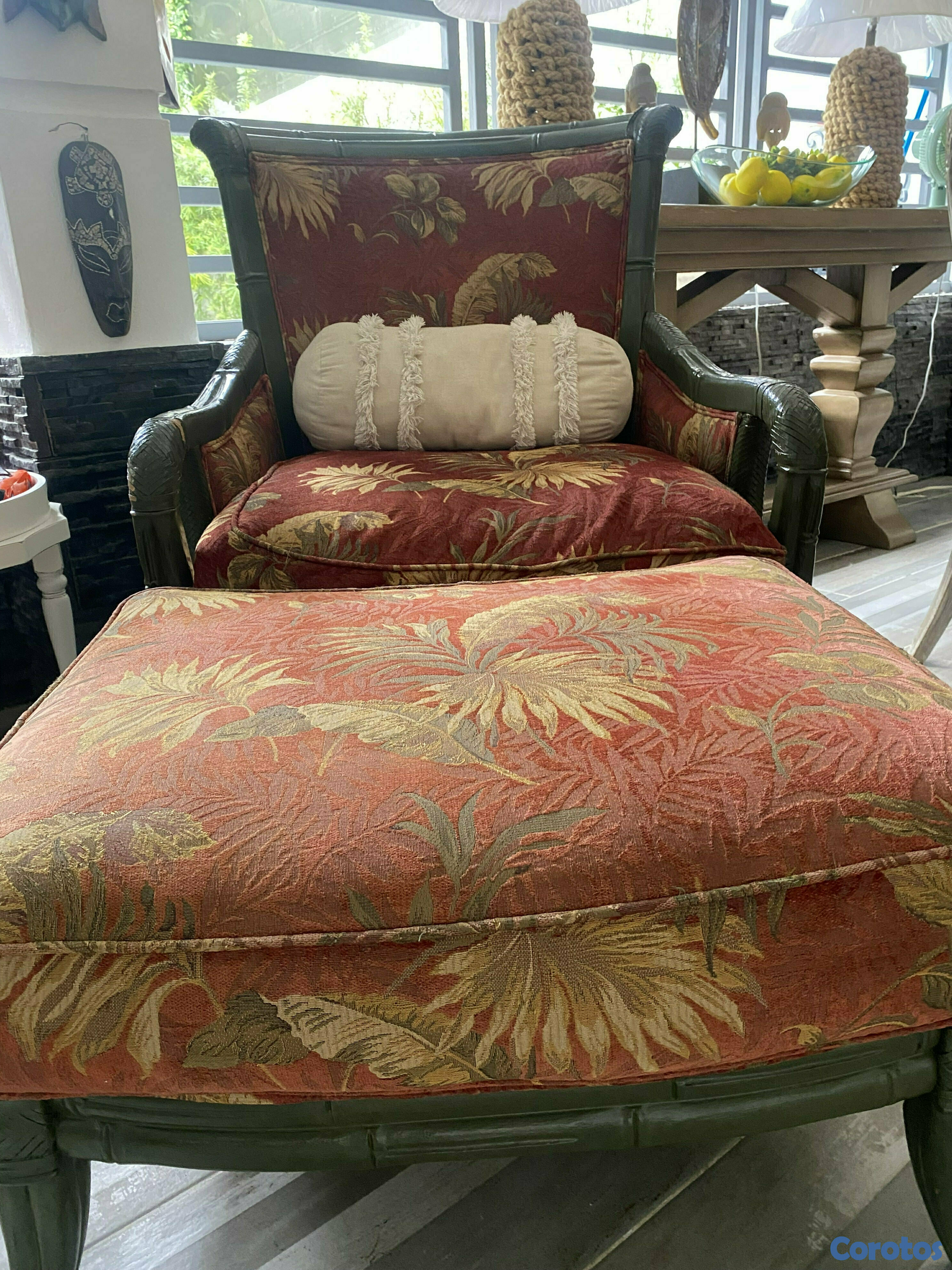 muebles y colchones - sillón con descansa pie o butaca 1