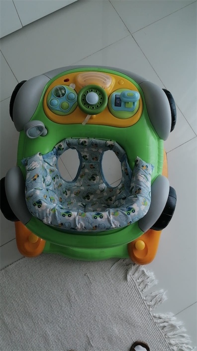 juguetes - Carrito andador sentado para bebés y andador de apoyo de bolitas para bebés 