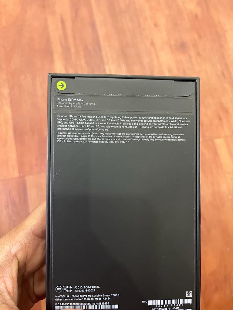 celulares y tabletas - iPhone 13 Pro Max 256gb Factory Sellado 3