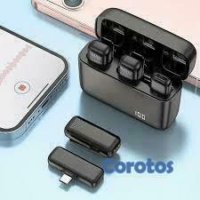 camaras y audio - MICROFONO INALAMBRICO WIRELESS DOBLE TIPO C CX01 3