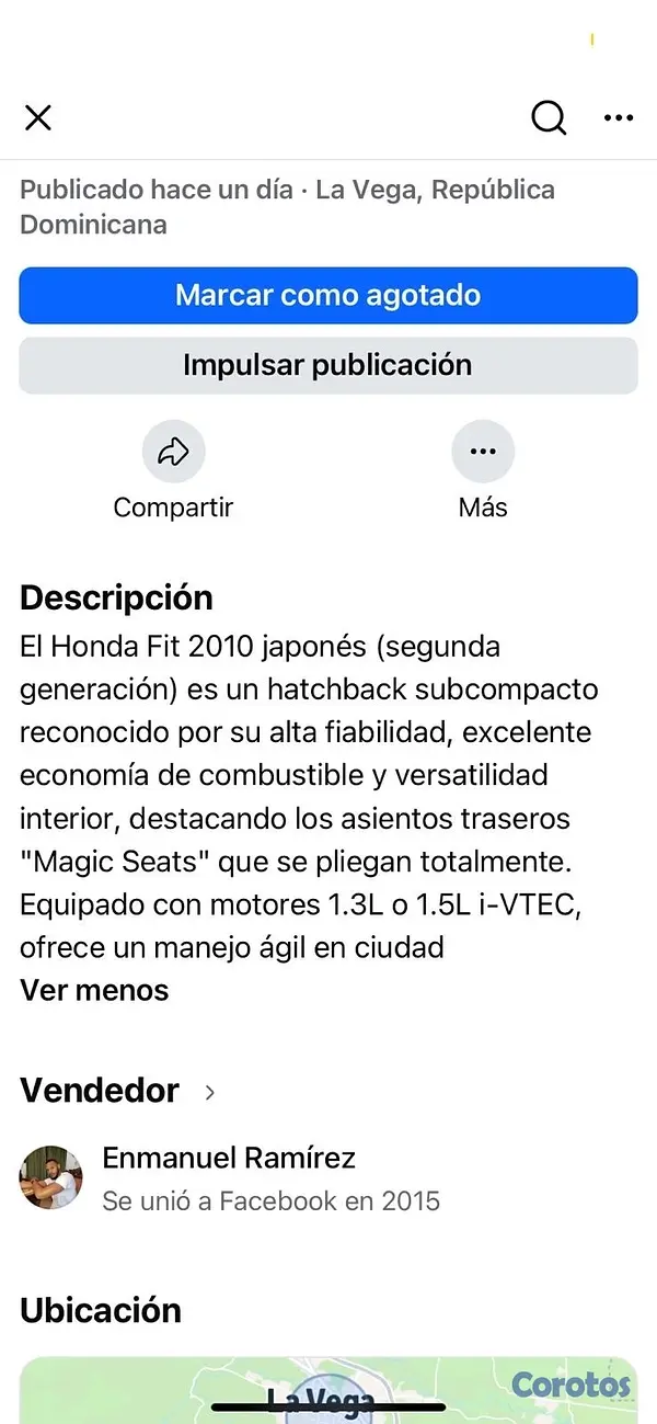 carros - Honda fit 10