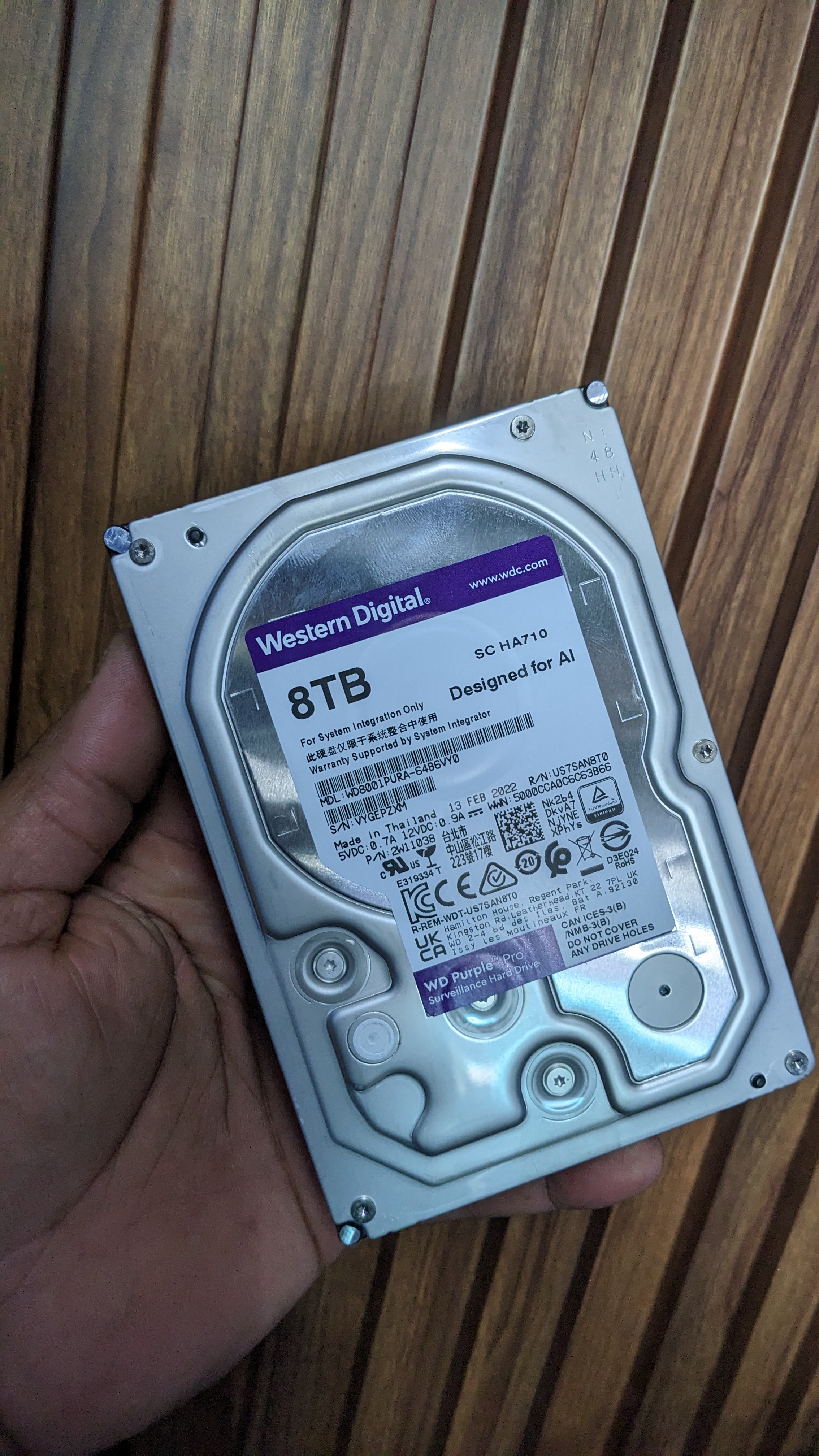 computadoras y laptops - Disco duro púrpura 8TB 24/7 2