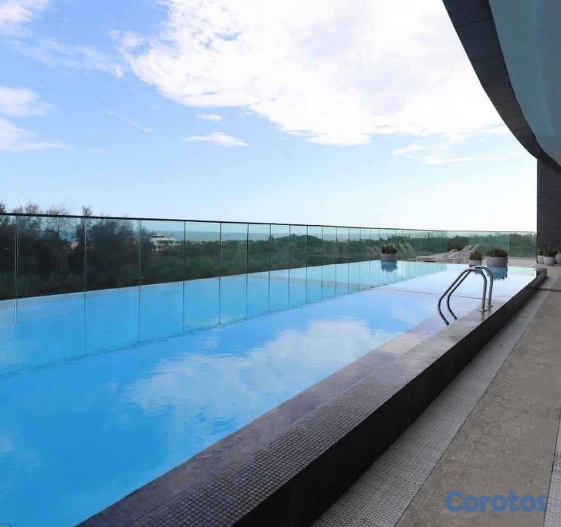 apartamentos - anacaona 27 piso alto de 4 habitaciones : ) torre mejor vista al mar :)  9