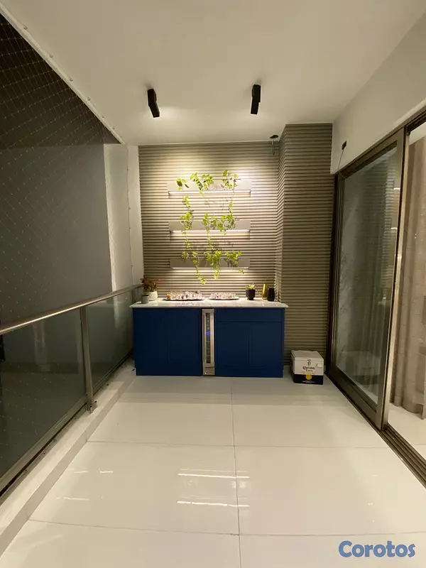 apartamentos - vendo urbanización real piso 7 amueblado tres habitaciones con baño dos parqueos 13