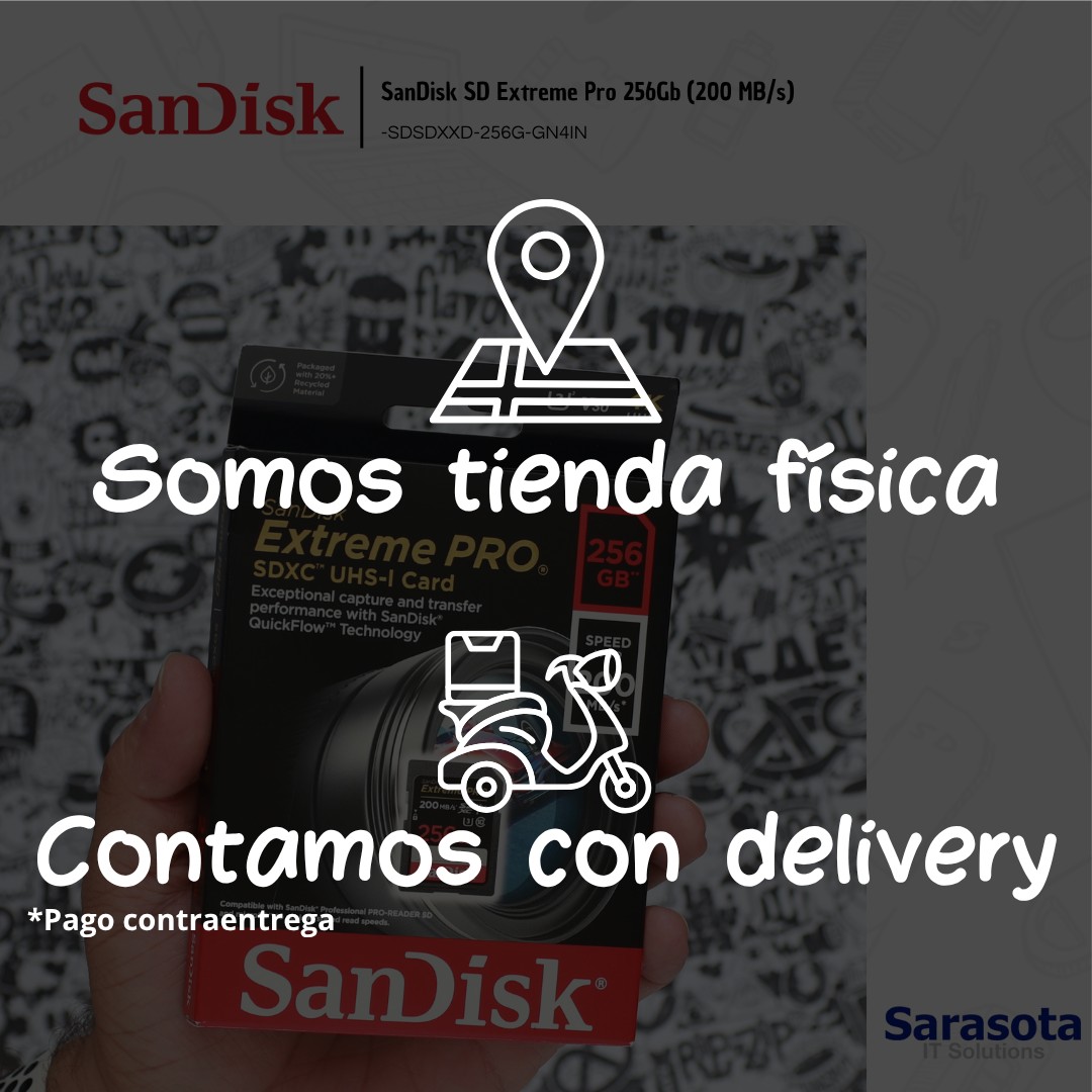 accesorios para electronica - Memoria SD 256Gb SanDisk Extreme Pro (200 MB/s) 3