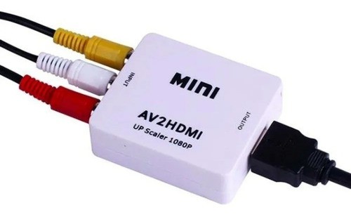 accesorios para electronica - Convertidor Adaptador AV (RCA) PARA HDMI Full HD 1080p conversor 1
