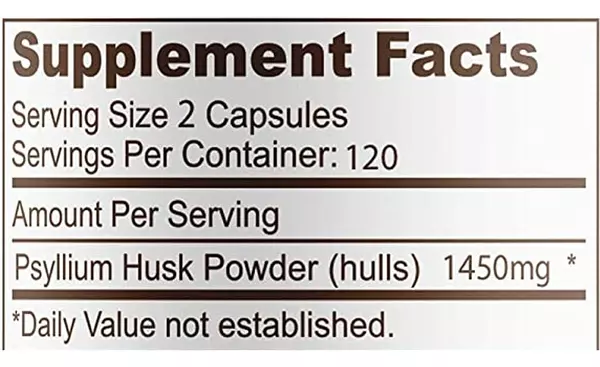 Salud y Equipamiento Médico - Psyllium 60 Caps Set2 Bmvinvol 2