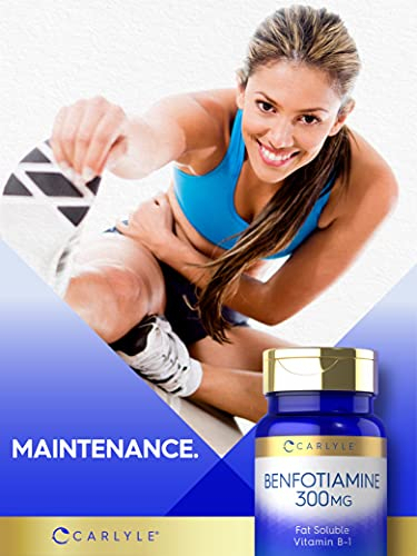 Salud y Equipamiento Médico - Benfotiamina 300mg 90 Capsulas | Vitamina B1 | Promueve El A 6