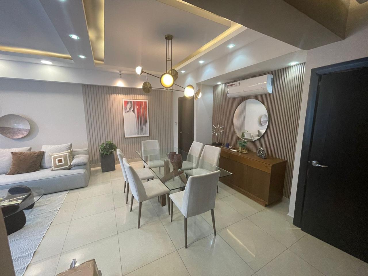 apartamentos - Apartamento Amueblado de 3 Habitaciones, D.N. 3