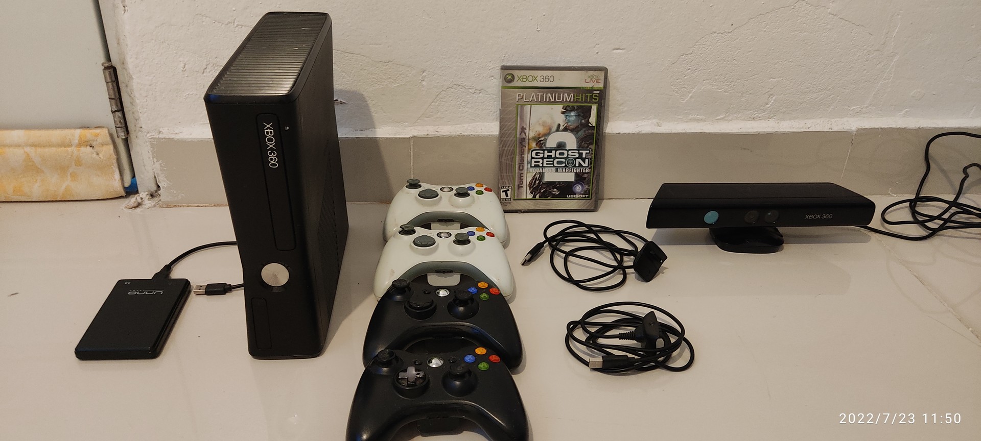 consolas y videojuegos - Xbox 360 Slim chip 