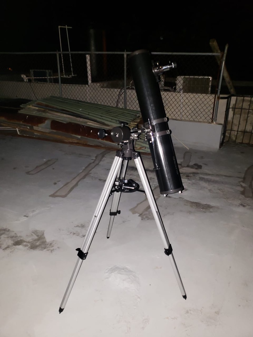 hobby y coleccion - Telescopio Celestron Ecuatorial PowerSeeker 114 mm Color negro 