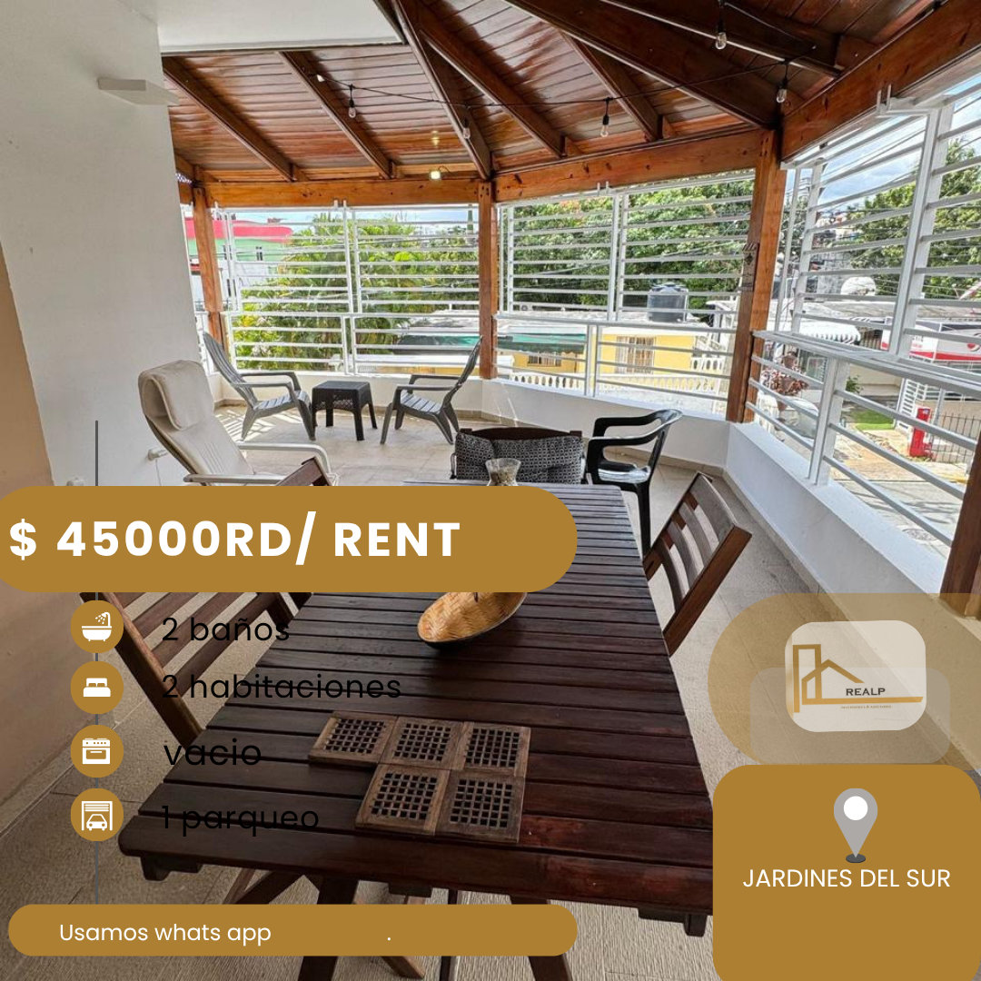 apartamentos - apartamento en alquiler 