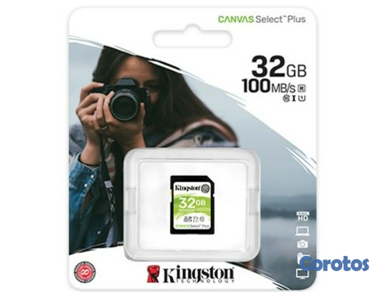 computadoras y laptops - MEMORIA SD 32GB KINGSTON, SDHC, UHS-I (U1), CLASE 10