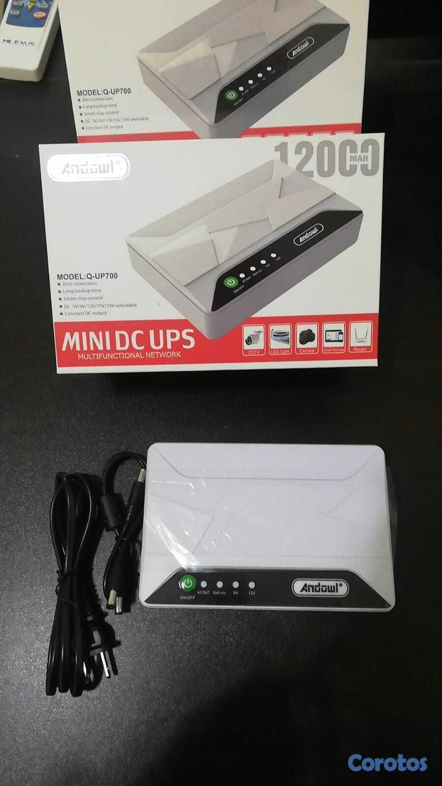 accesorios para electronica - MINI UPS DC ANDOWL 12000MAH Q-UP700 3