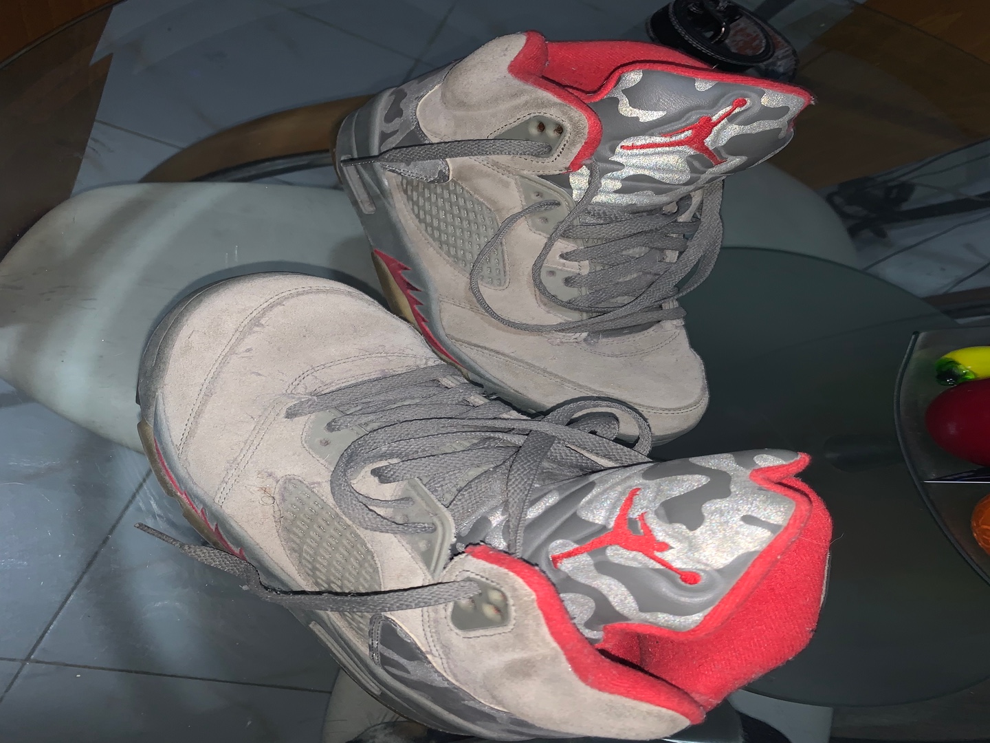 zapatos para hombre - Nike Air Jordan 5 camuflaje retro talla 9 2