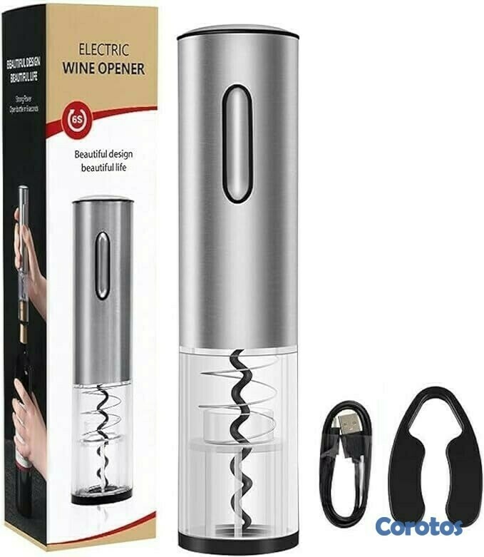 cocina - DESTAPADOR DE BOTELLA DE VINO RECARGABLE‎ 2