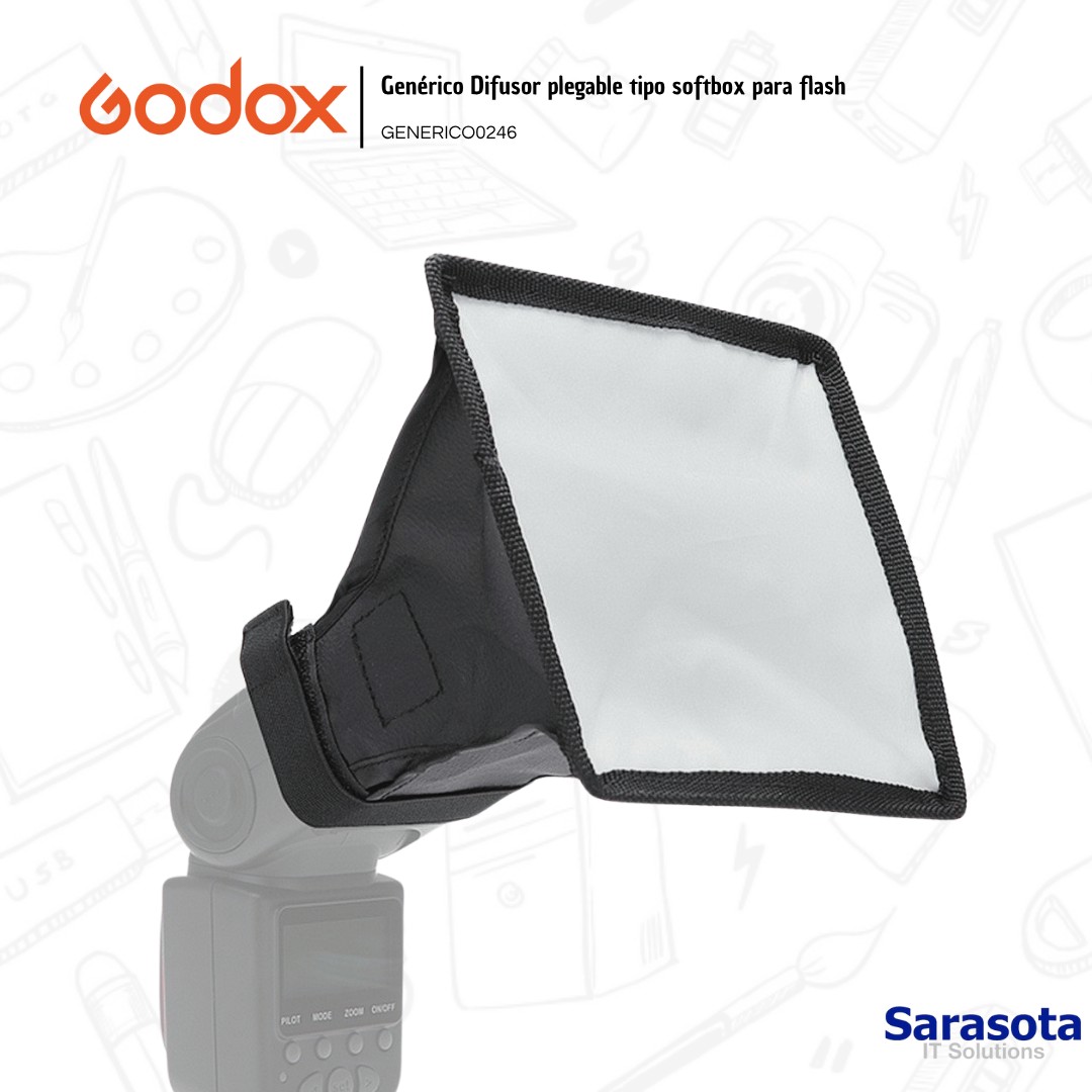 accesorios para electronica - Godox Modificador mediano para flash 2