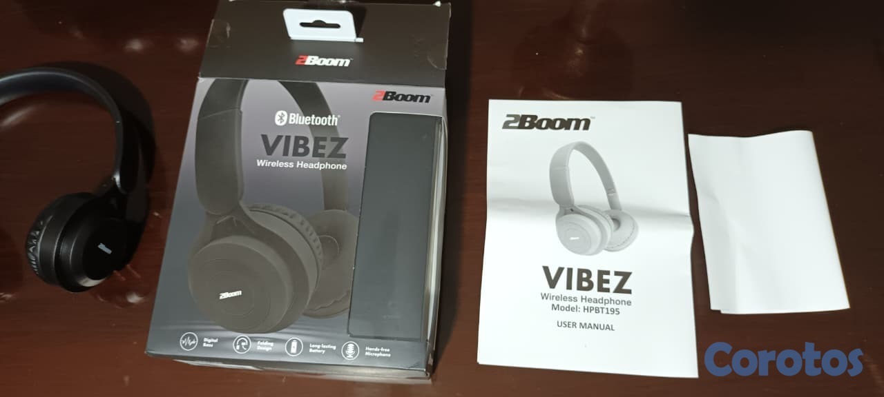 otros electronicos - Auriculares Bluetooth 2Boom Vibez - Nuevo con caja 2