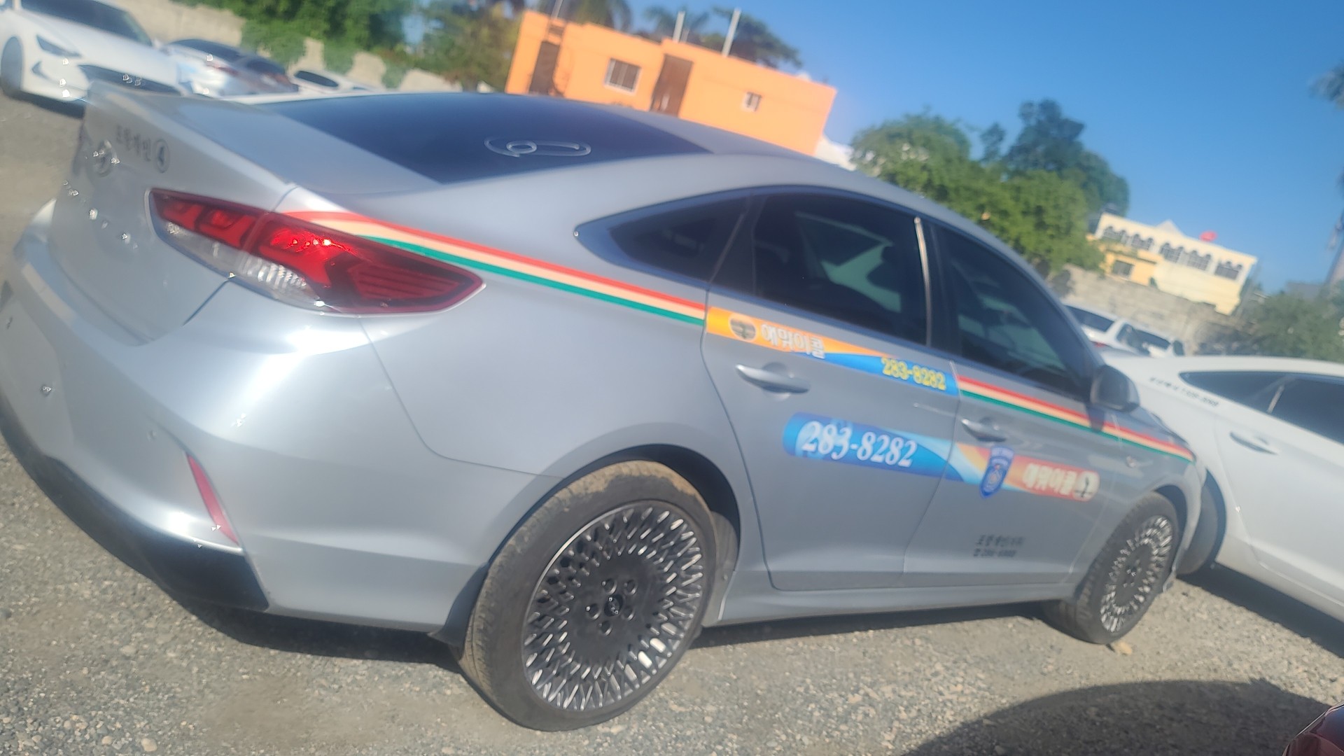 carros - HYUNDAI SONATA NEW RISE 2019 GRIS 4