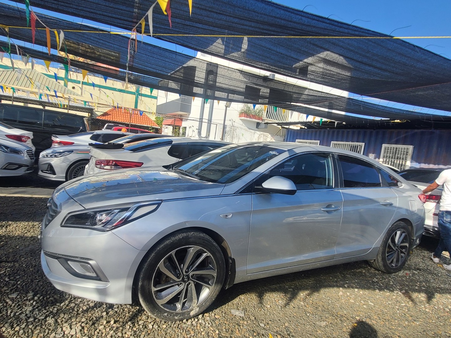 carros - HYUNDAI SONATA NEW RISE 2019 GRIS 6