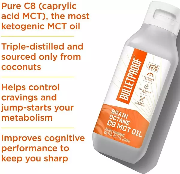 Salud y Equipamiento Médico - Aceite Octano Cerebral Fuente Confiable de Rápida Energia 16 Oz 5