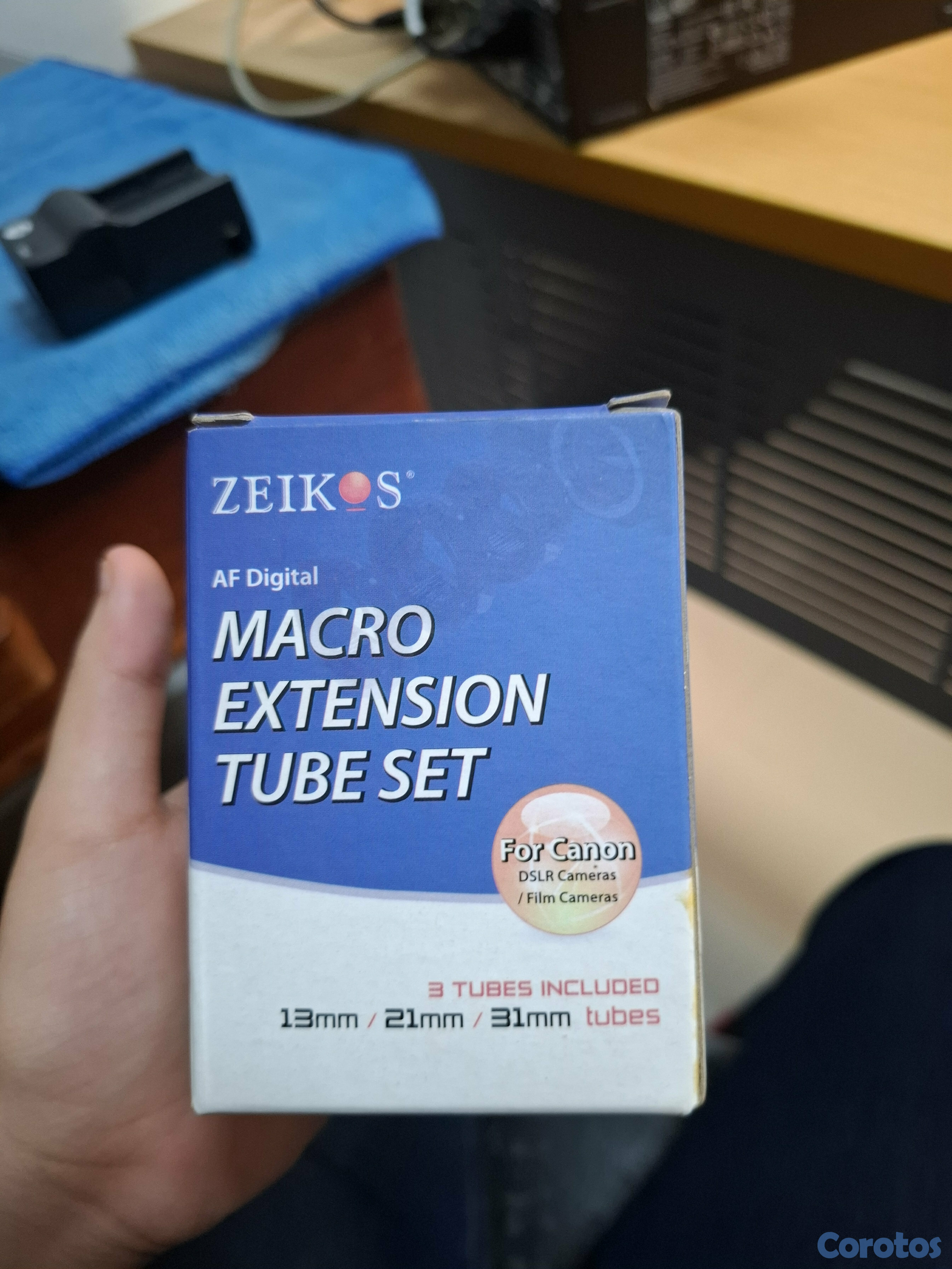 camaras y audio - 📸 Zeikos Macro Extension Tube Set – Para Canon 
 1