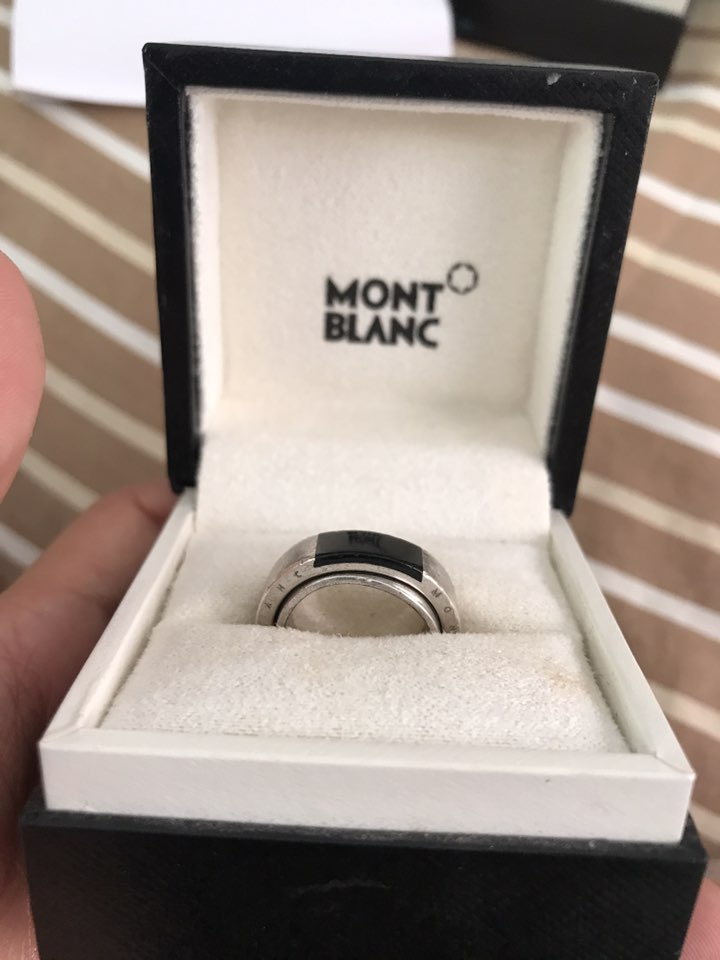 joyas, relojes y accesorios -   2 anillos Marca Mont Blanc size 5 0