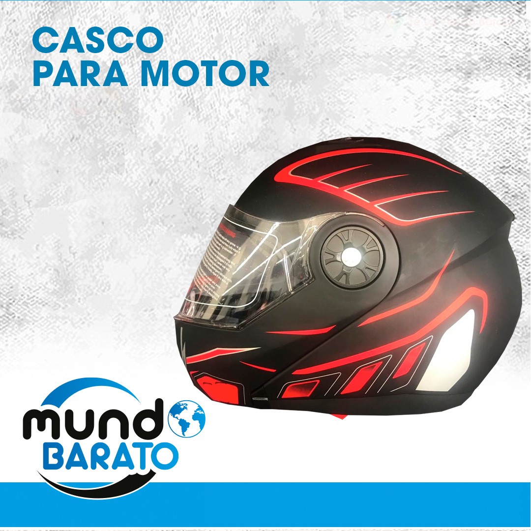 deportes - Casco Motociclista Moto Motorizado VARIEDAD COLORES Pasola Motorista Motor 0