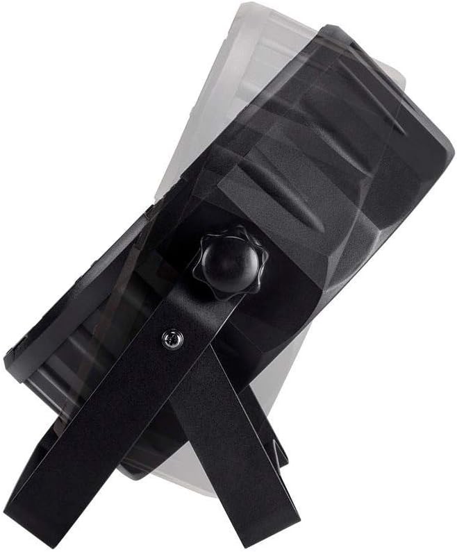 accesorios para electronica - Luz de escenario plana de 10 W x 9 LED (RGBW), color negro 2