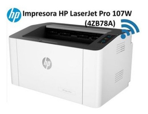 impresoras y scanners - IMPRESORA LASER  HP LASERJET INALAMBRICA  WIRELESS SOLO BLANCO Y NEGRO  