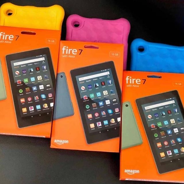 celulares y tabletas - Tablet amazon+cover