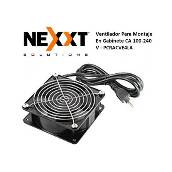 computadoras y laptops - ABANICO NEXXT PARA GABINETE - RACK NEXXT, 110-220V, (AW222NXT86) 1