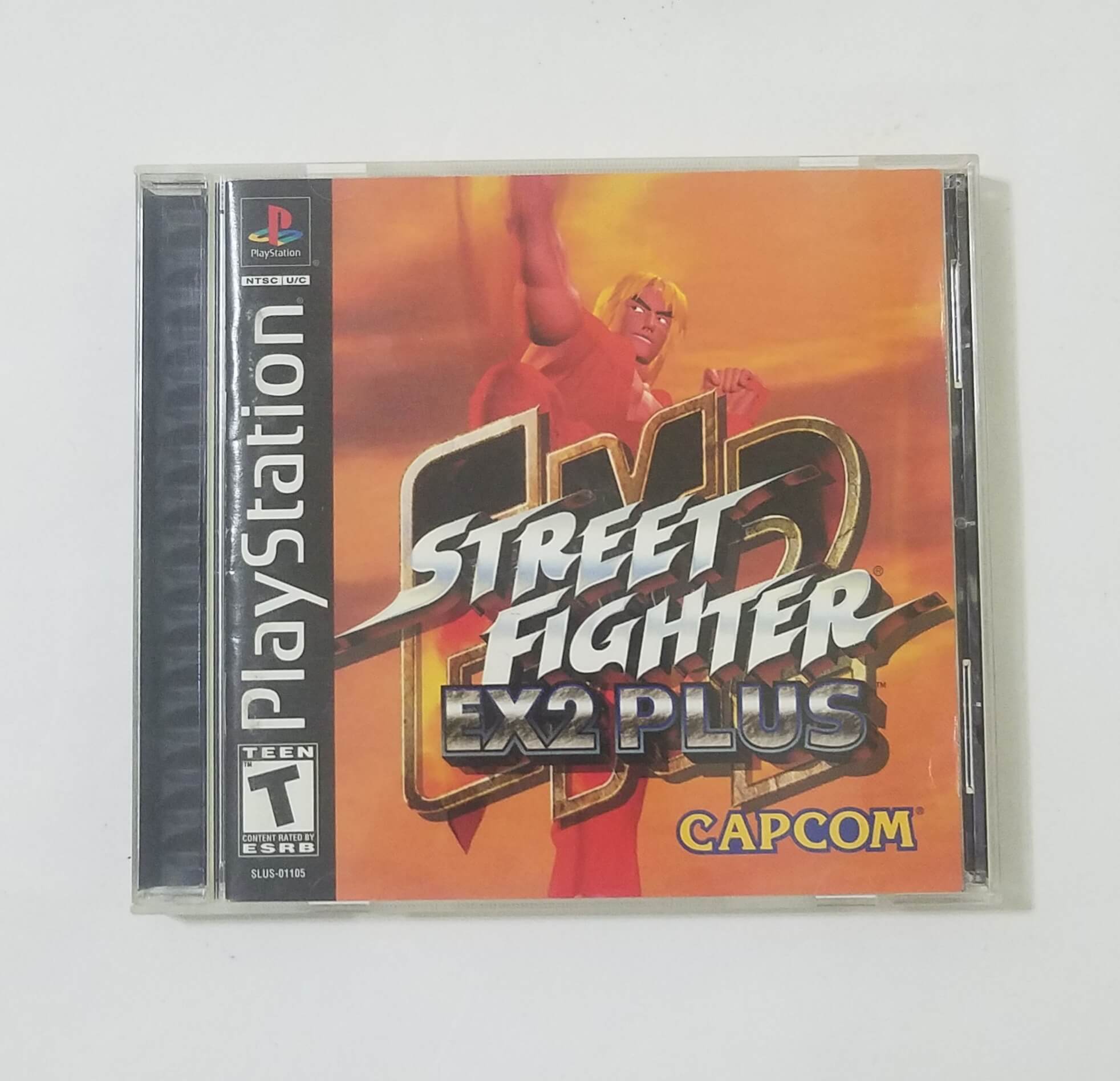 consolas y videojuegos - Street Fighter EX2 Plus de PlayStation 1 COMPLETO