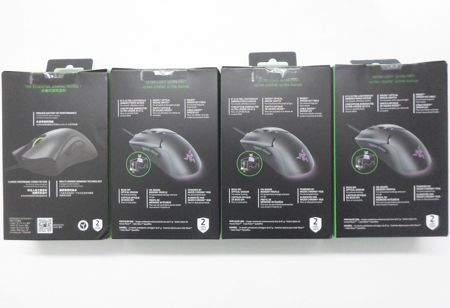 accesorios para electronica - Mouse Razer Viper Mini Gaming 8500 DPI 6 Buttons RGB 6
