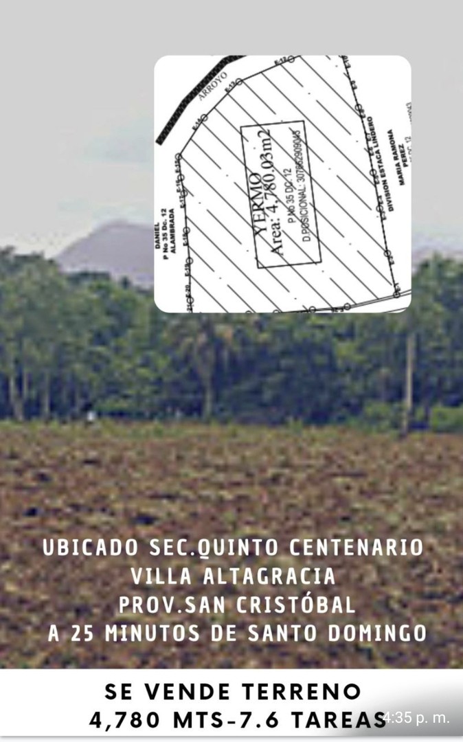solares y terrenos - Se vende terreno en villa Altagracia 