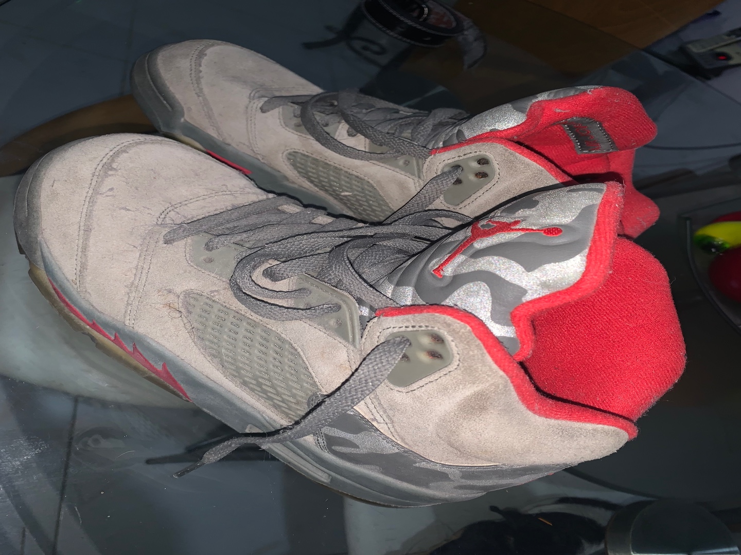 zapatos para hombre - Nike Air Jordan 5 camuflaje retro talla 9 3