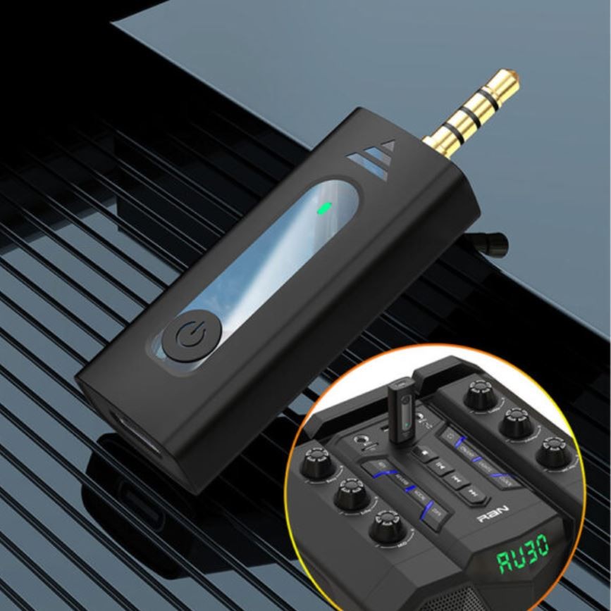 accesorios para electronica - Microfono inalambrico con conector 3.5 mm para telefono, tablet 3