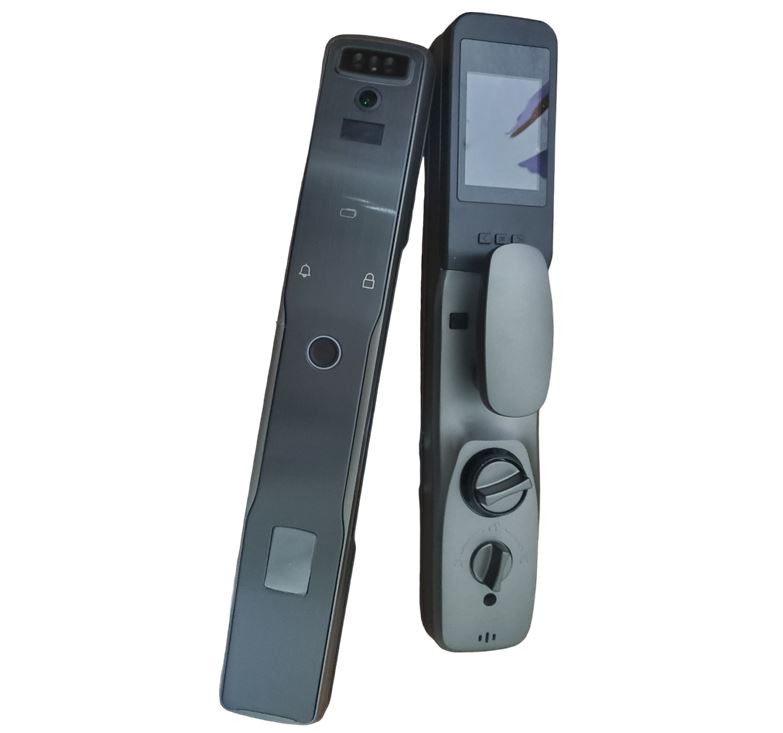 otros electronicos - Cerradura inteligente wifi para puertas con camara y timbre G-070