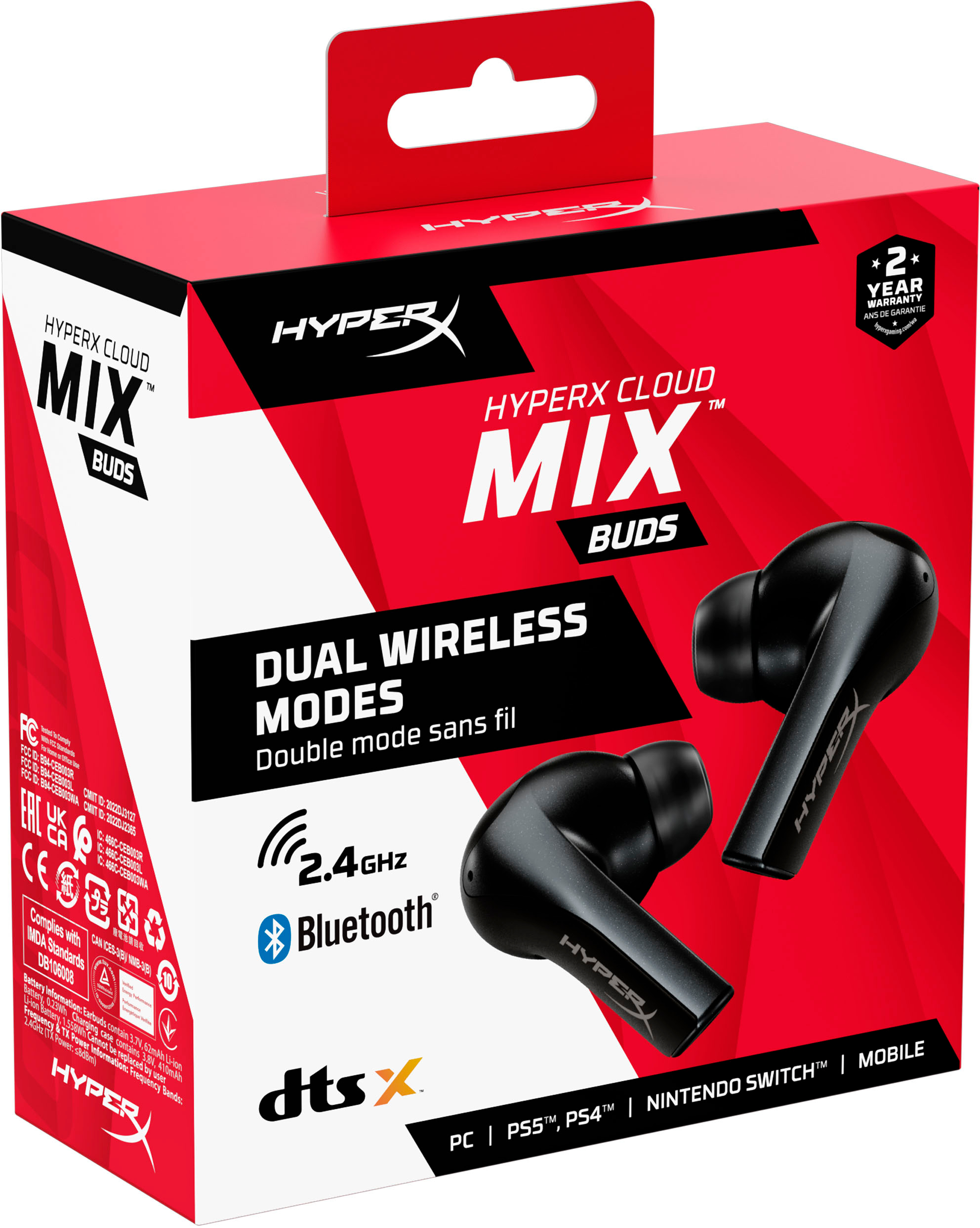 consolas y videojuegos - HyperX Cloud Mix Buds - True Wireless Earbuds 2
