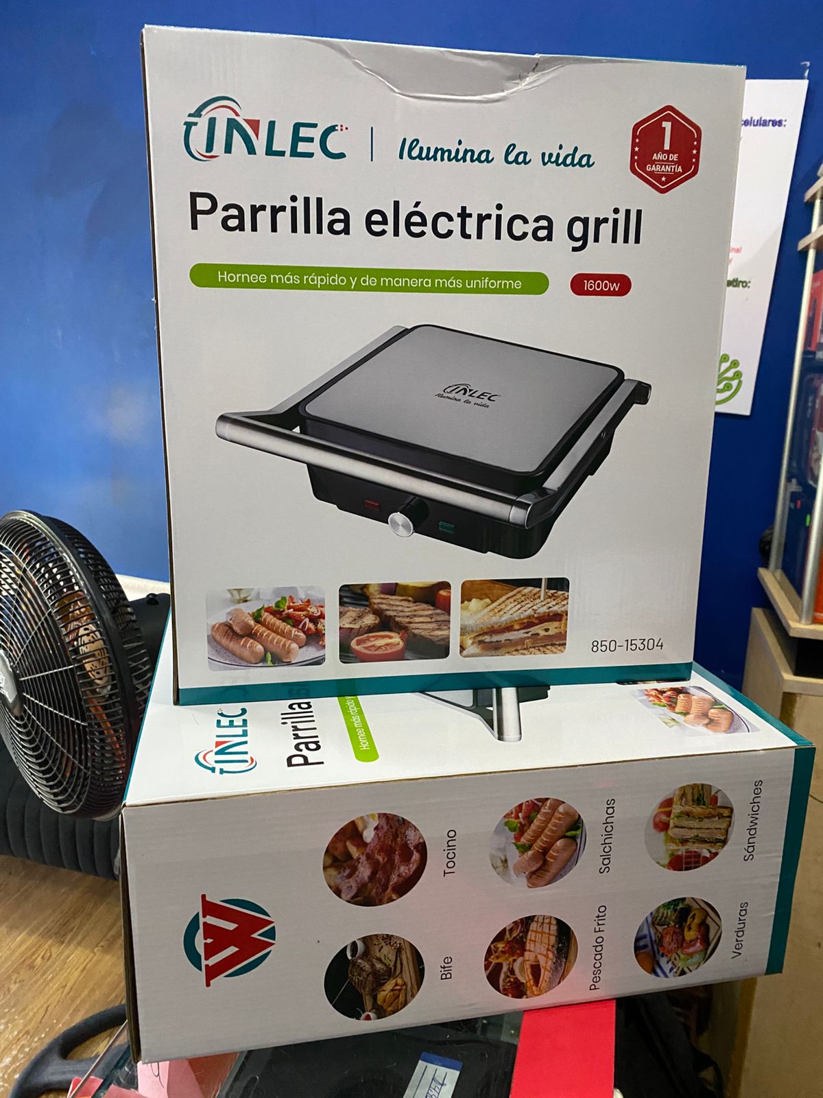 celulares y tabletas - tostadora plancha grande winlec  1