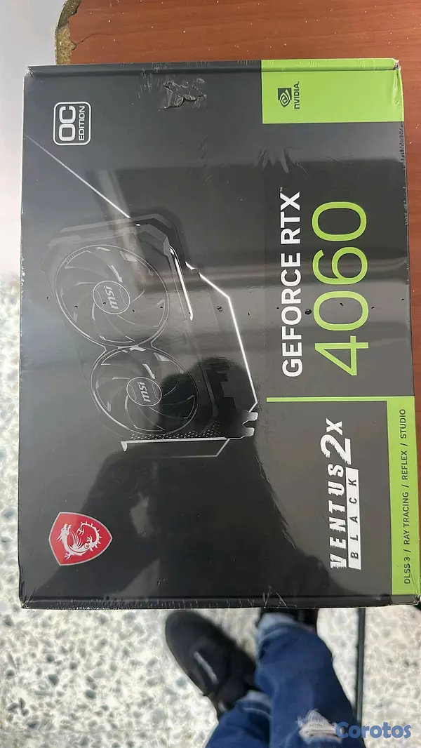 computadoras y laptops - MSI GeForce RTX 4060 VENTUS 2X BLACK 8G OC  2