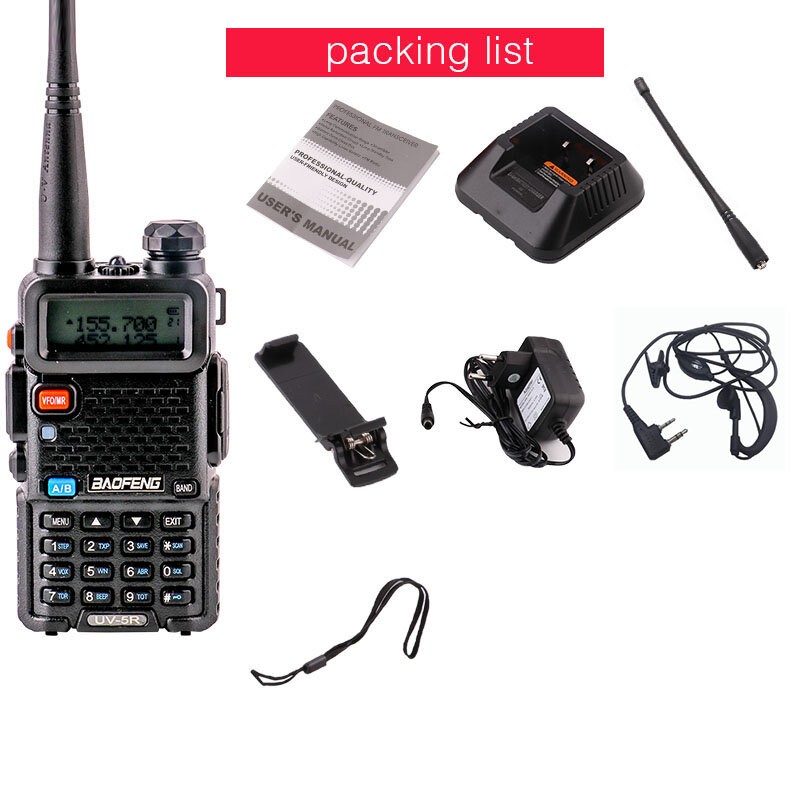 equipos profesionales - Radios De Comunicacion Radio Baofeng Vhf Y Uhf walkie talkie 9