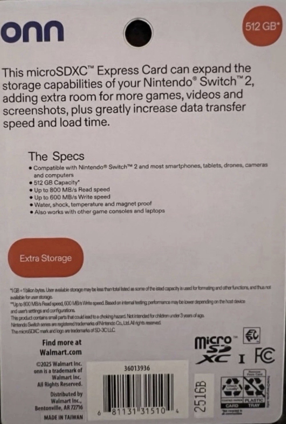 consolas y videojuegos - Memoria Micro SD express 512 GB para Switch 2 2