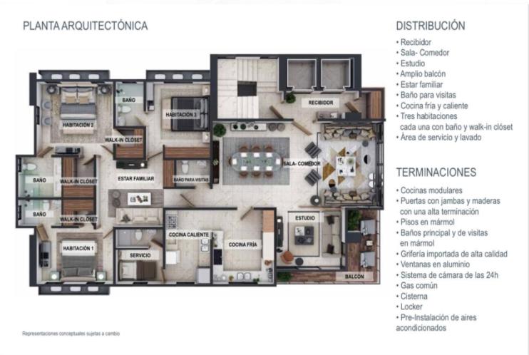 apartamentos - Proyecto en de Apartamentos en venta en Naco 7