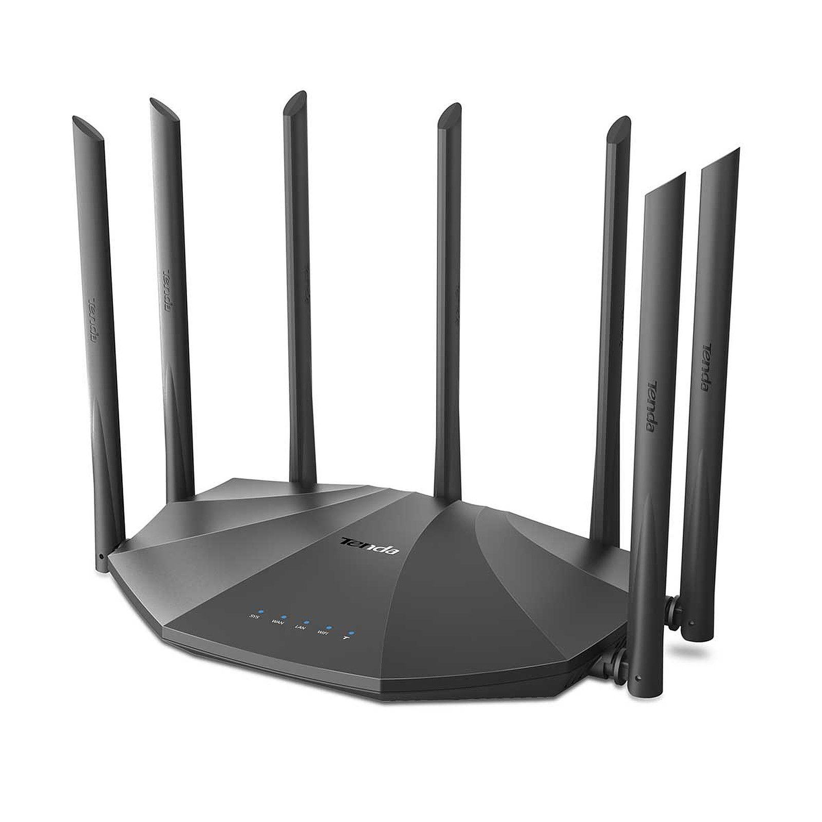 computadoras y laptops - ROUTER WIRELESS TENDA AC23, 2033MBPS, WIFI GIGABIT, DOBLE BANDA, 1 PUERTO WAN 2